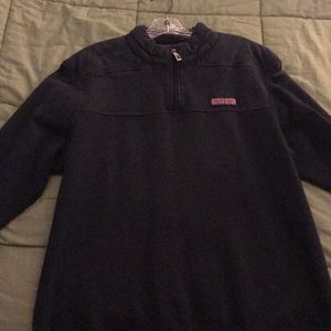 vineyard vines navy blue shoe shirt